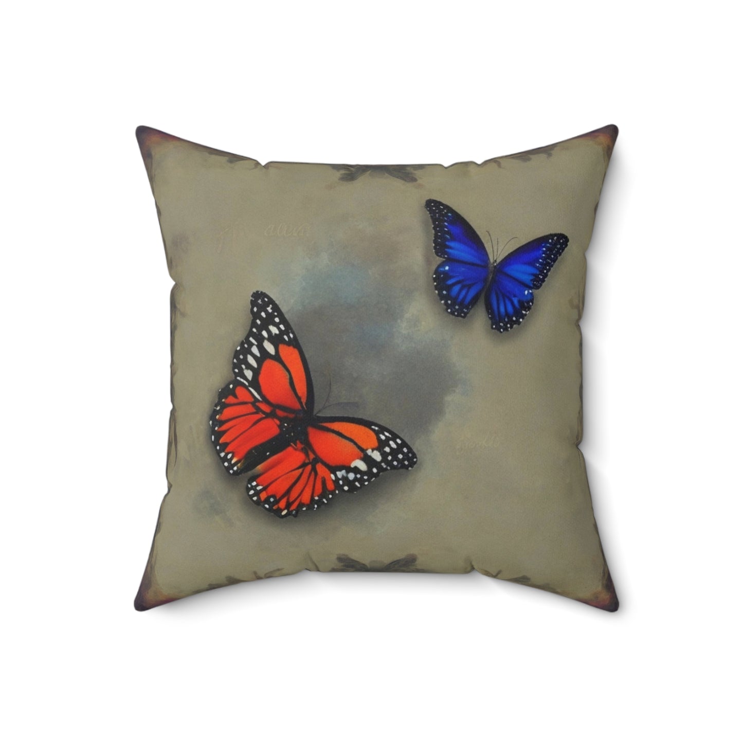 Spun Polyester Square Pillow