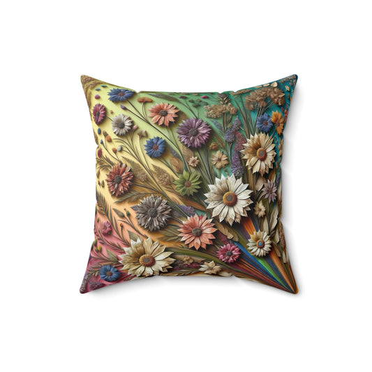 Spun Polyester Square Pillow