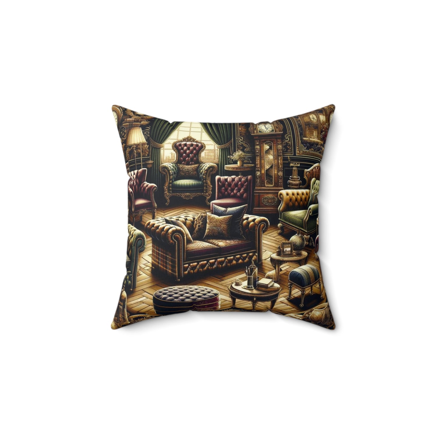 Spun Polyester Square Pillow