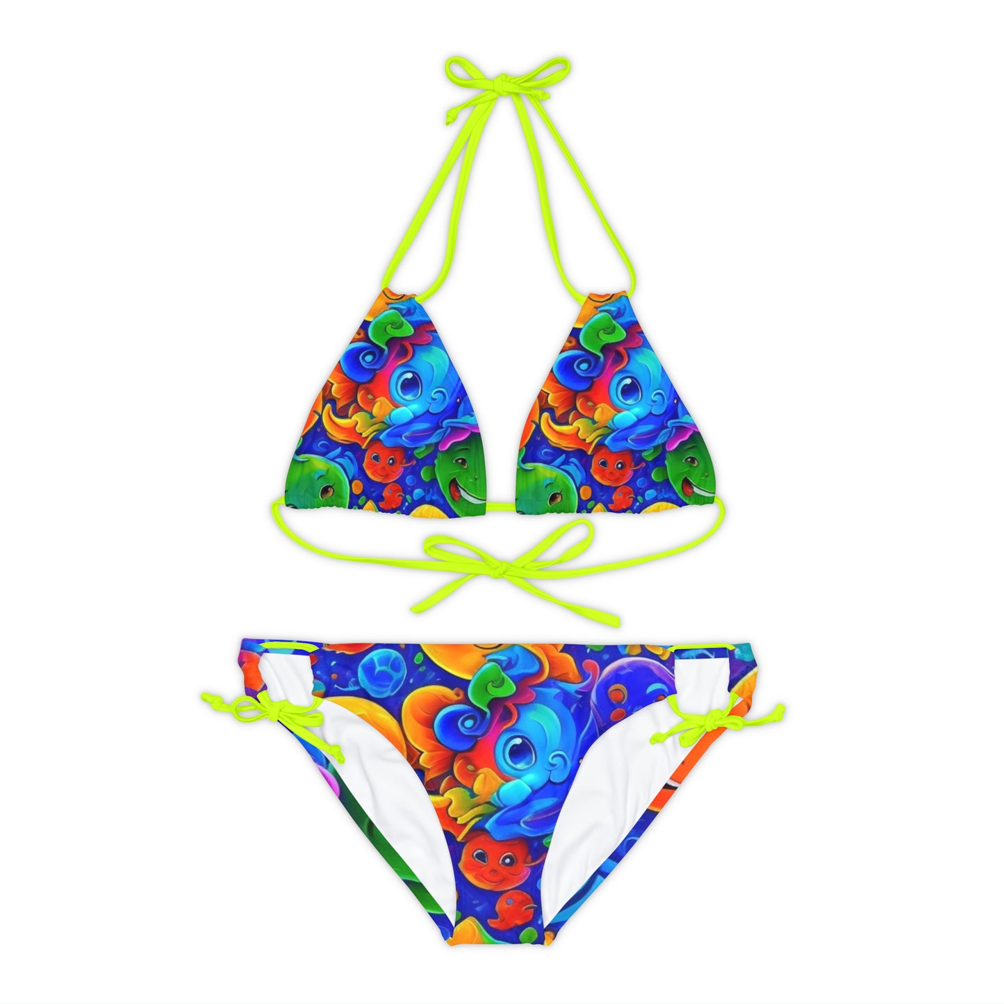 Strappy Bikini Set (AOP)