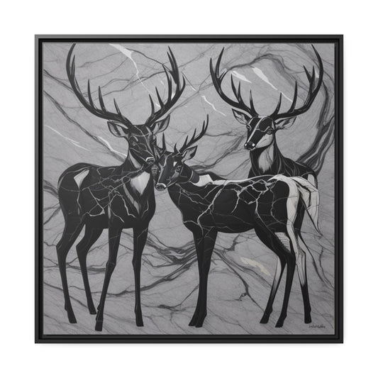 Matte Canvas, Black Frame