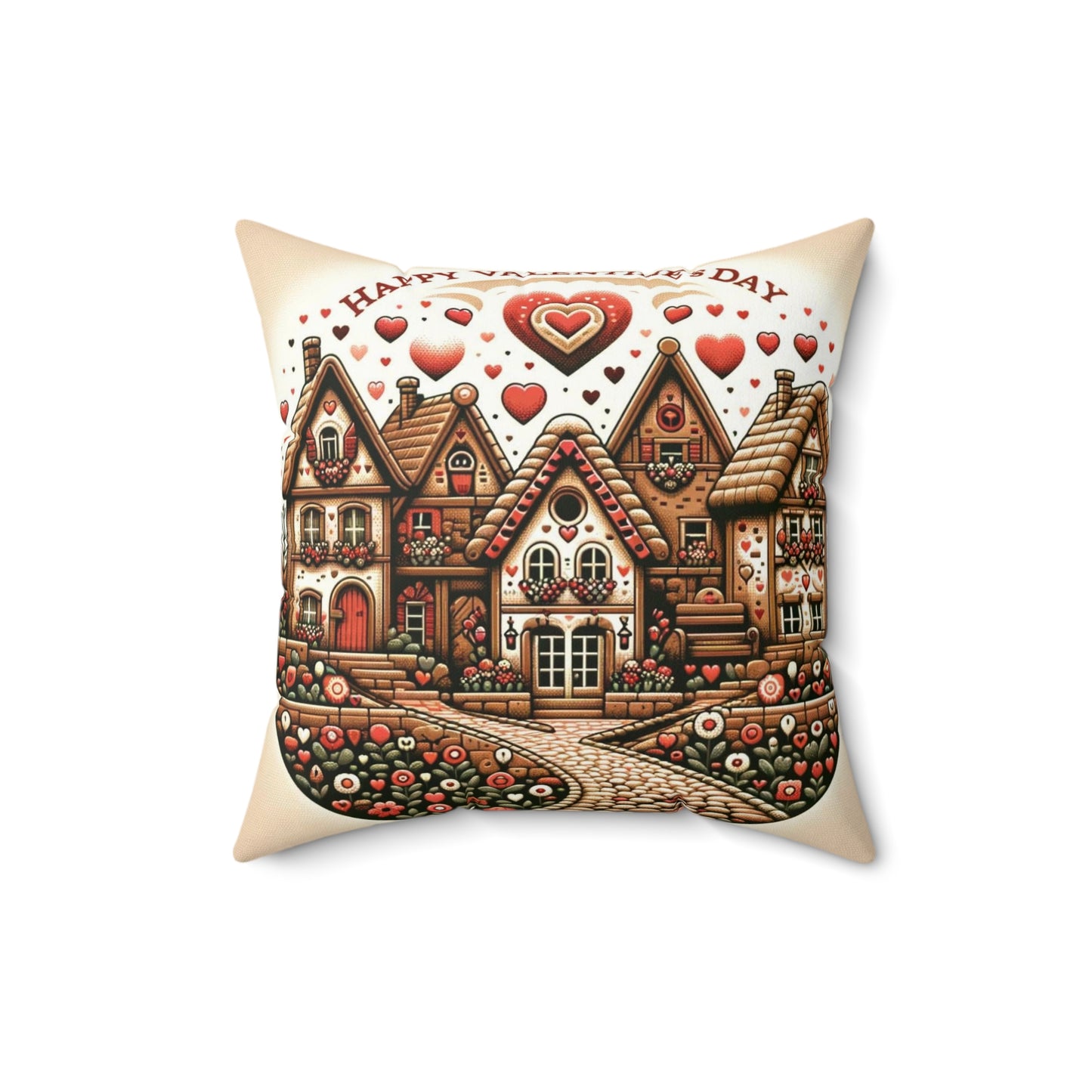 Spun Polyester Square Pillow