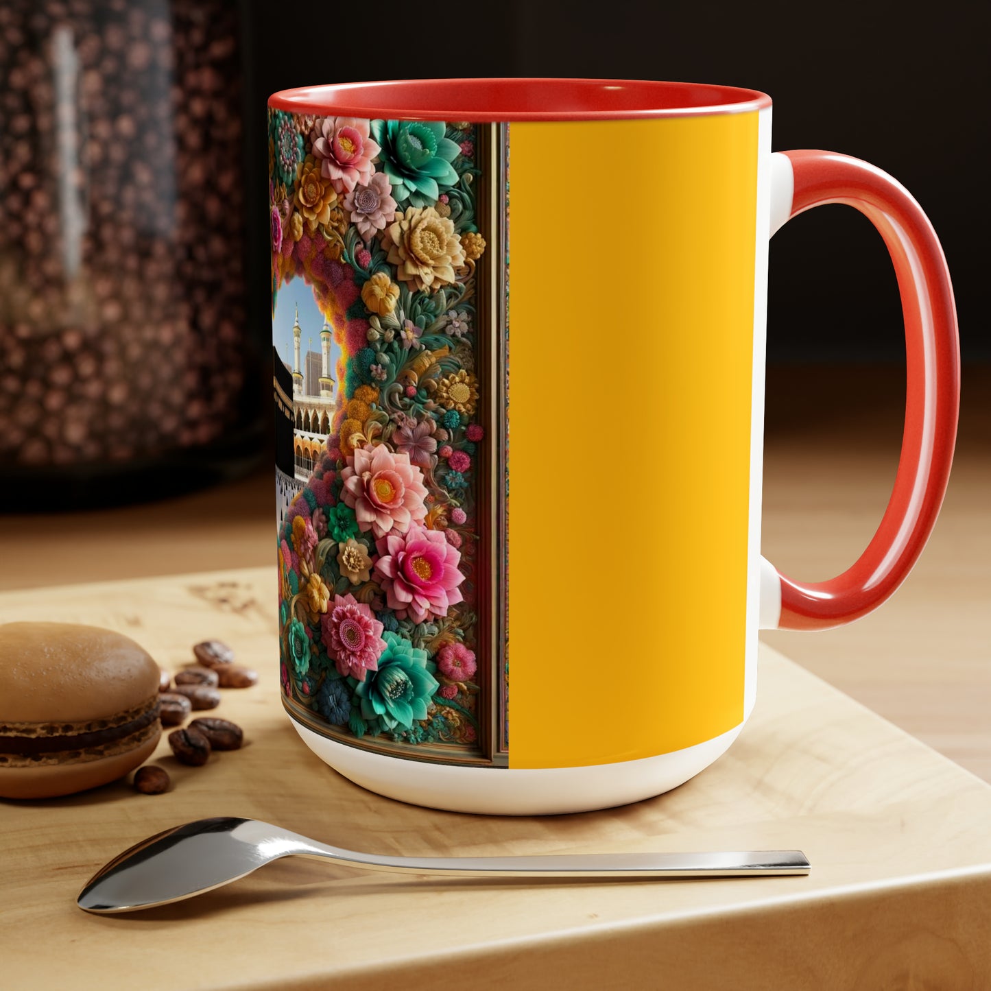 Two-Tone Coffee Mugs, 15oz