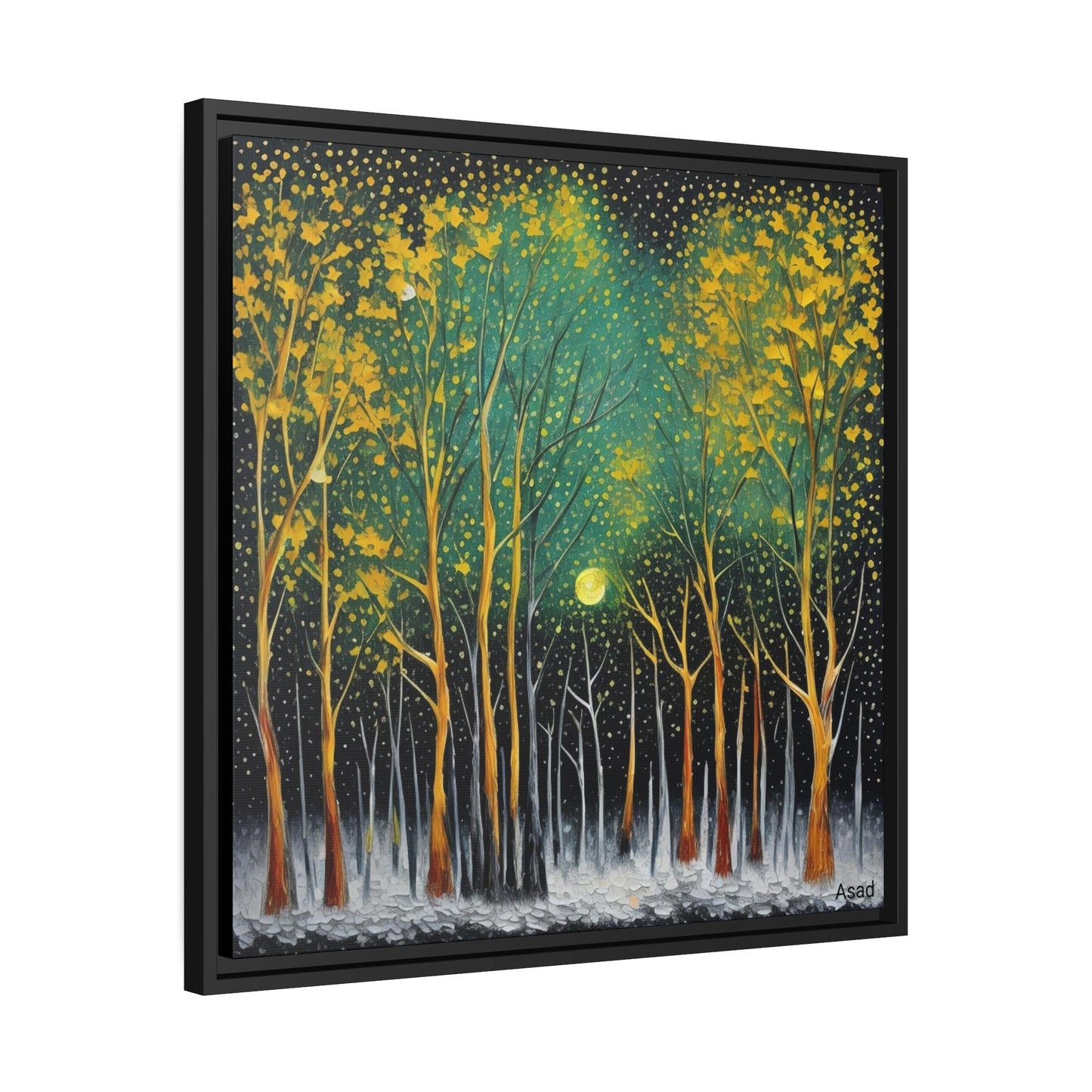 Matte Canvas, Black Frame