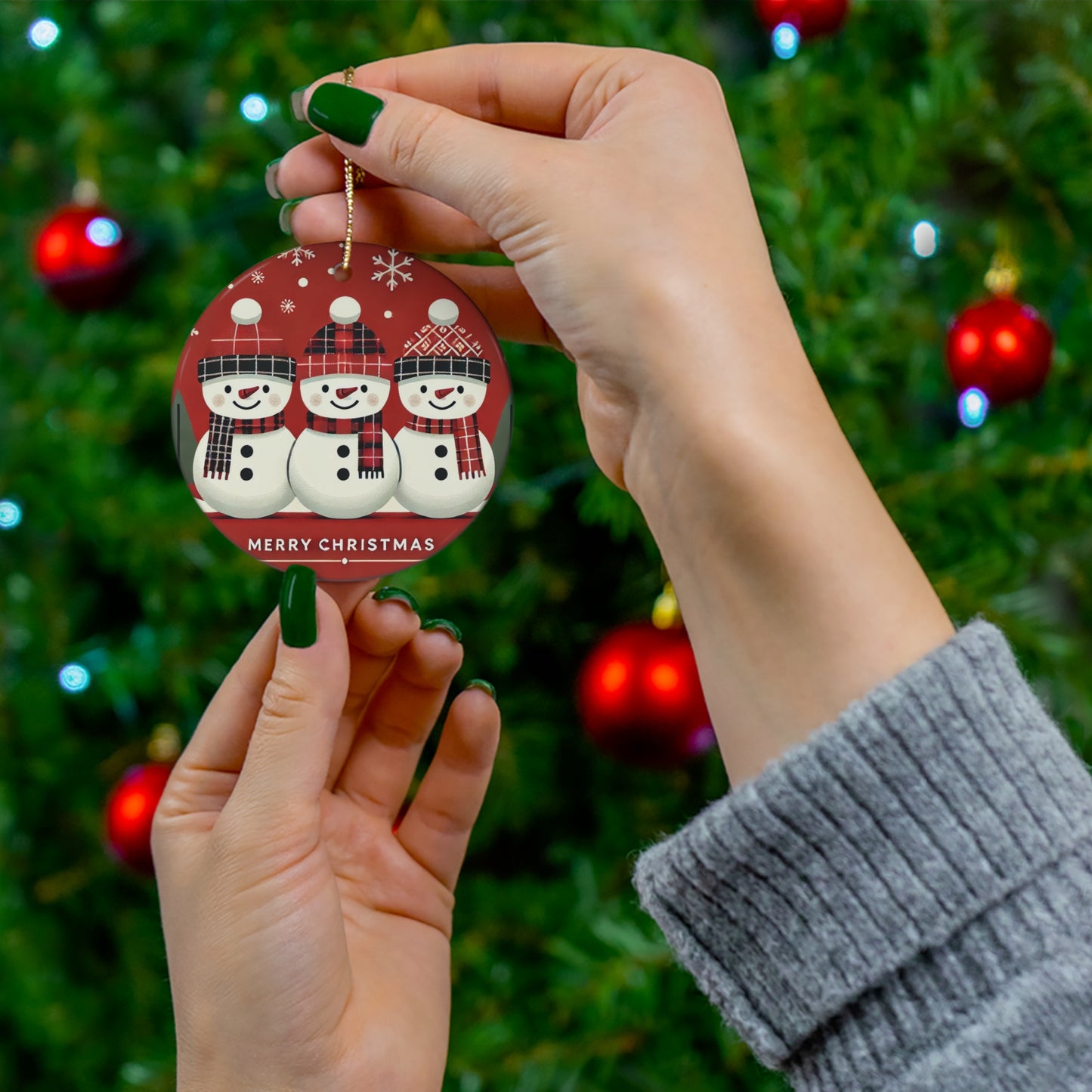 Ceramic Ornament, 4 Shapes