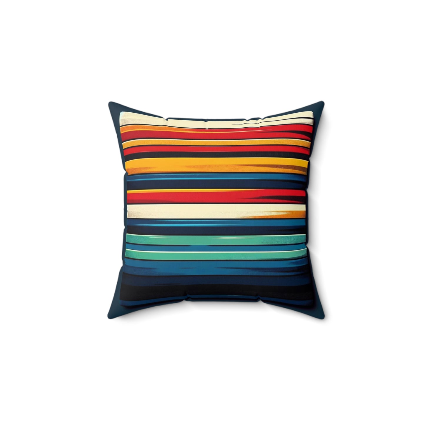 A Spun Polyester Square Pillow