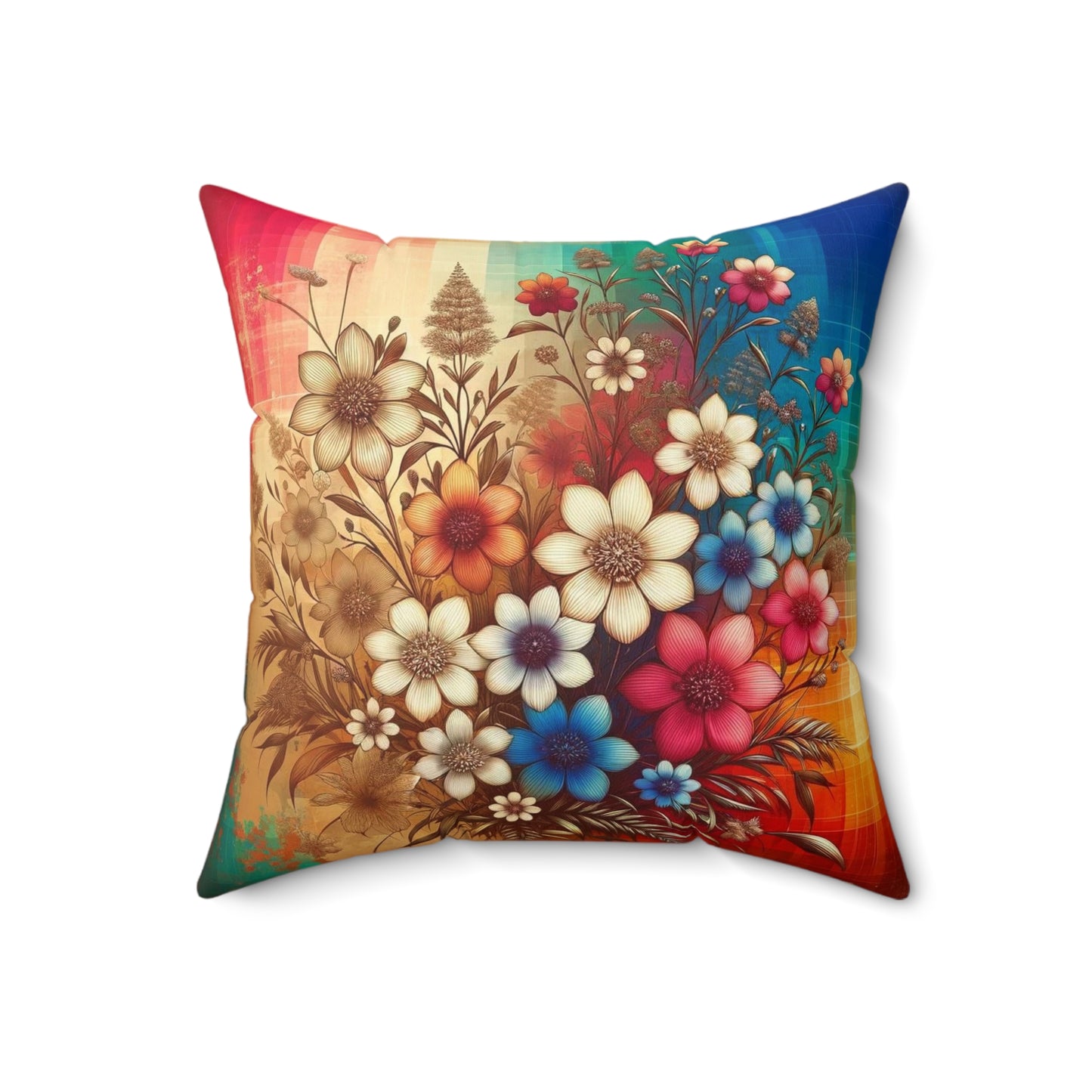 Spun Polyester Square Pillow
