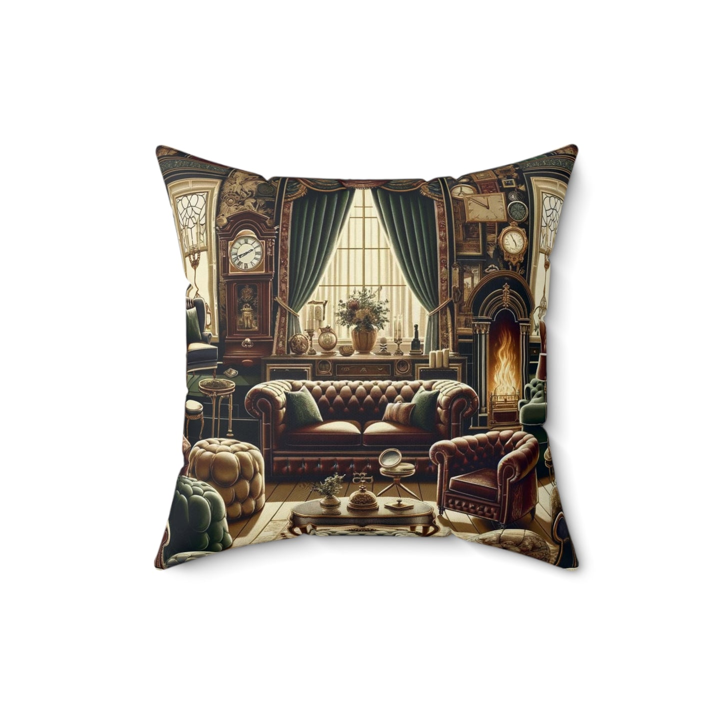 Spun Polyester Square Pillow