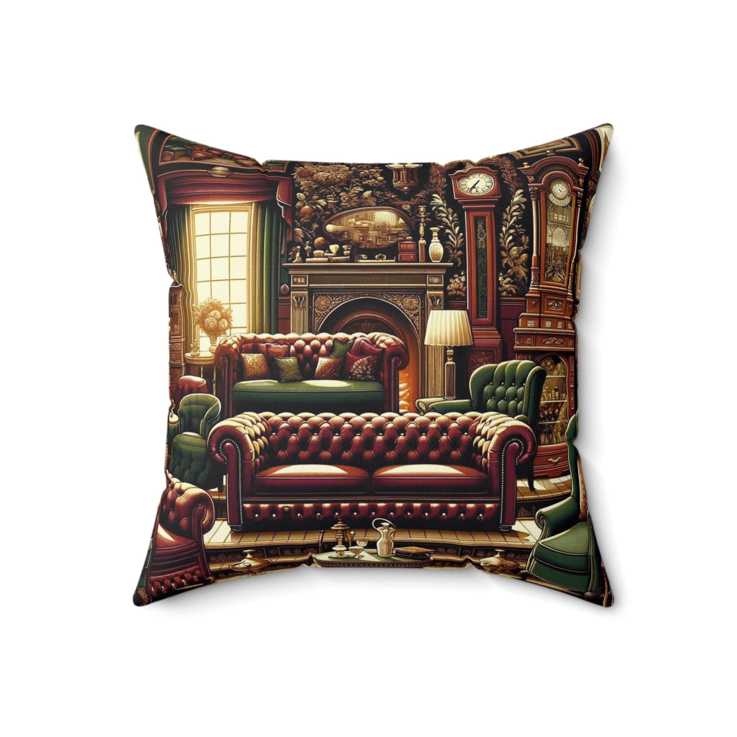 Spun Polyester Square Pillow