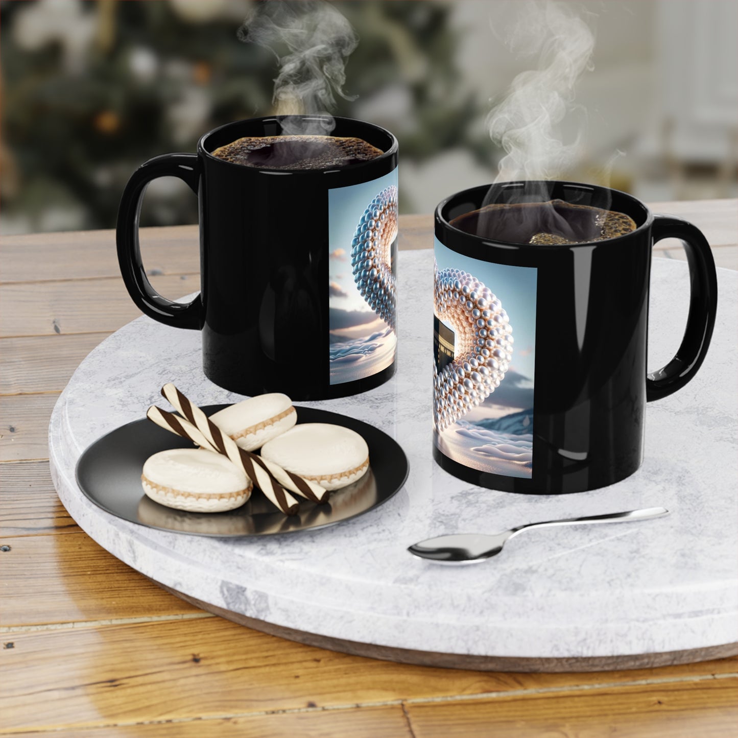 Black Coffee Mug, 11oz