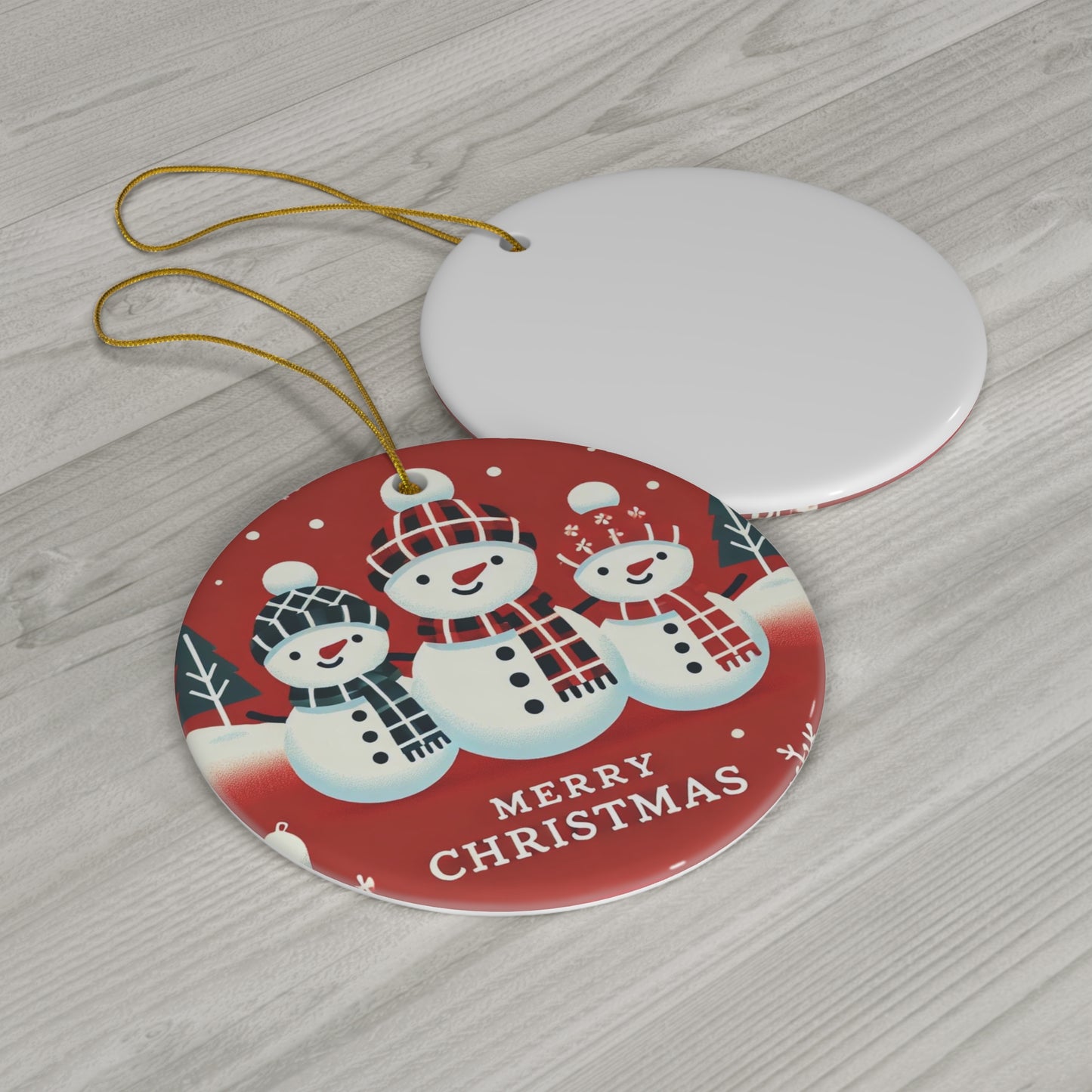 Ceramic Ornament, 4 Shapes