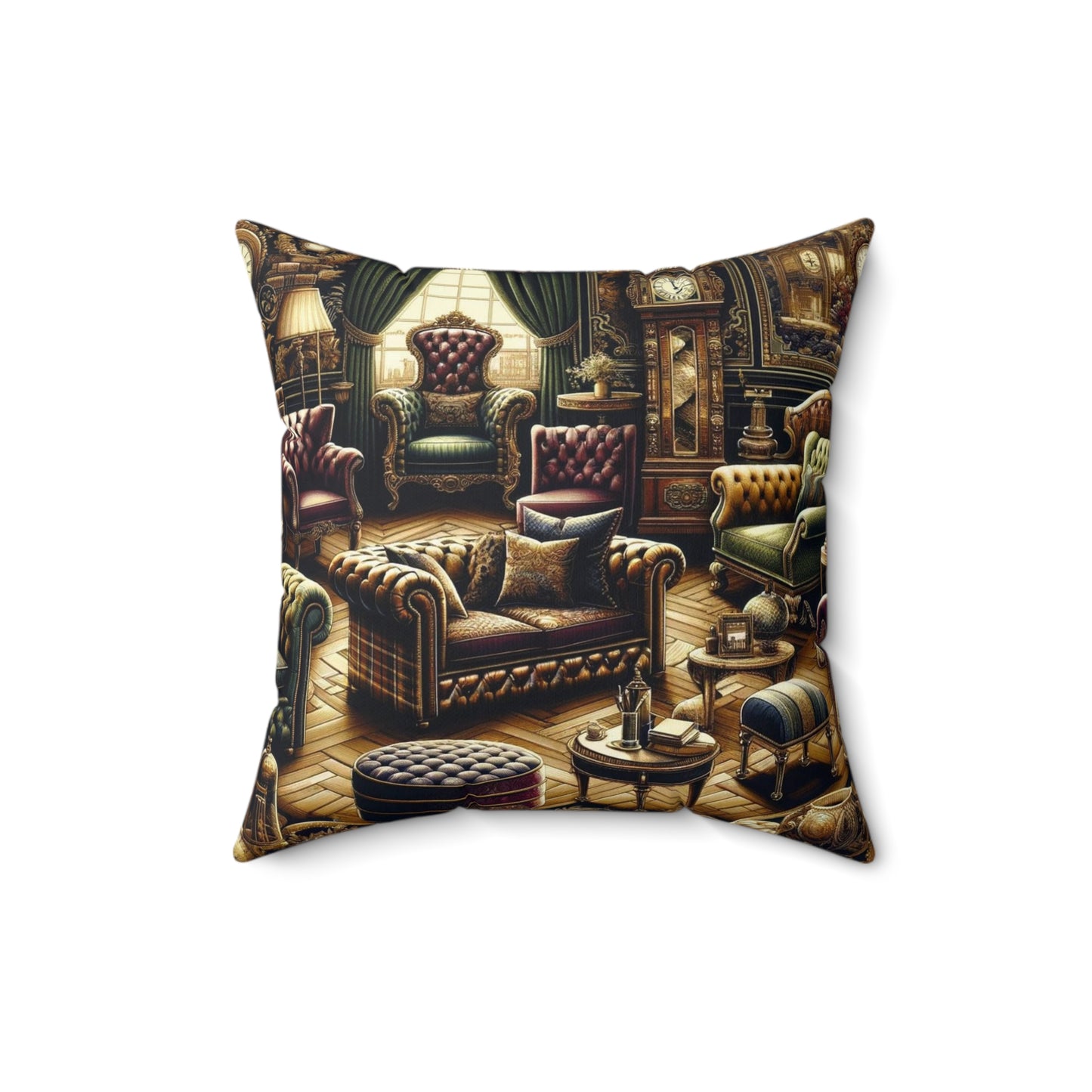 Spun Polyester Square Pillow