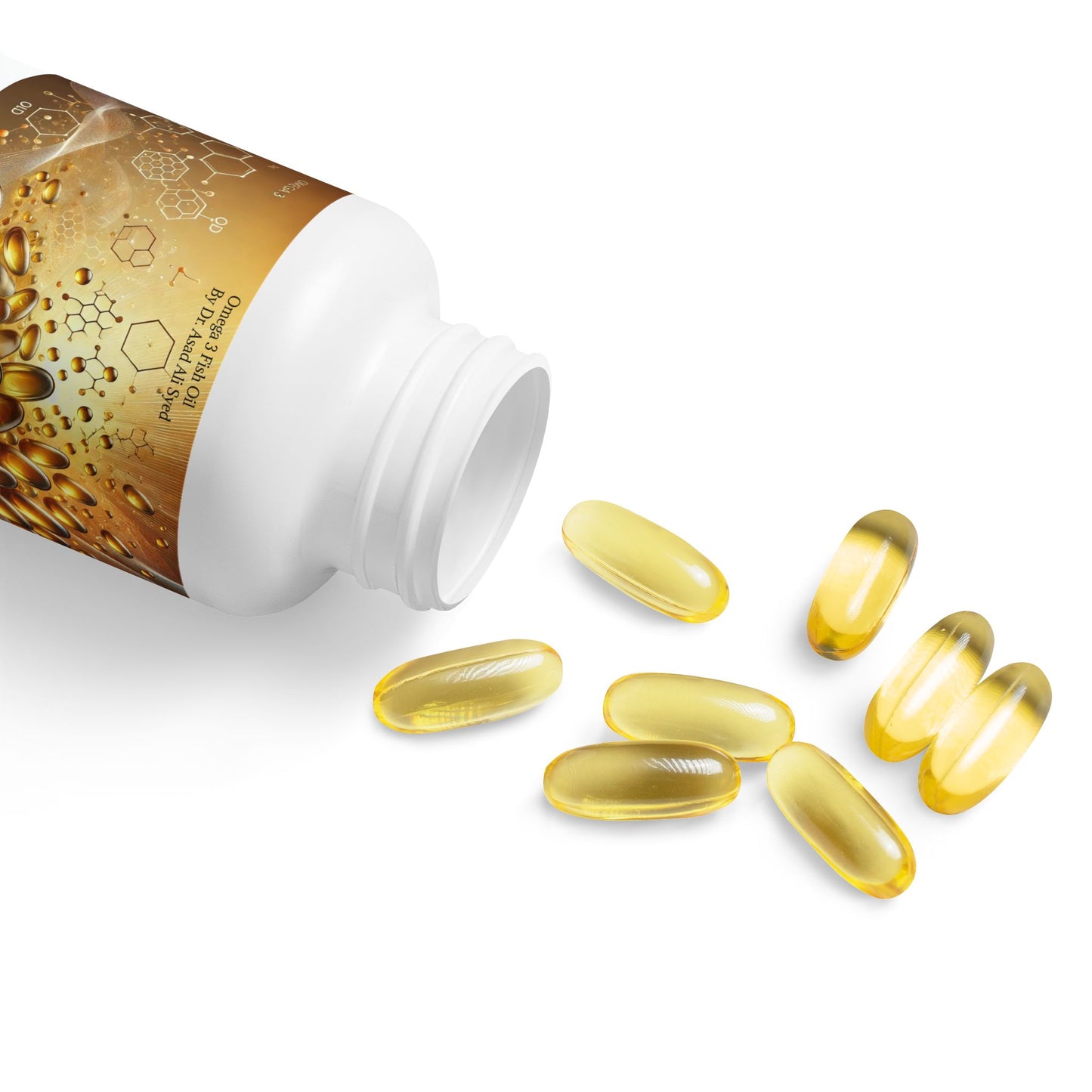 Omega 3 Fish Oil Supplement (60 Softgels) By Dr. Asad Ali Syed