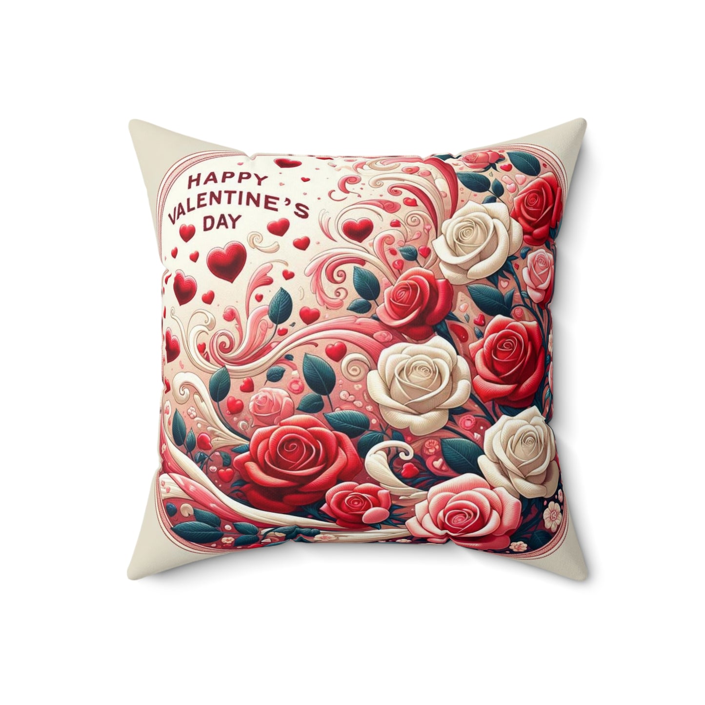 Spun Polyester Square Pillow