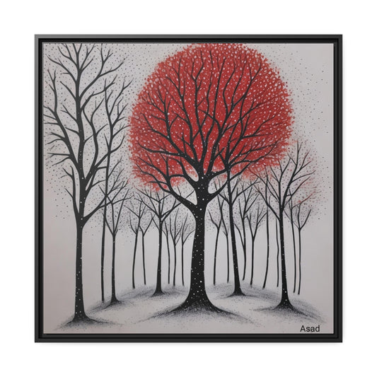 Matte Canvas, Black Frame