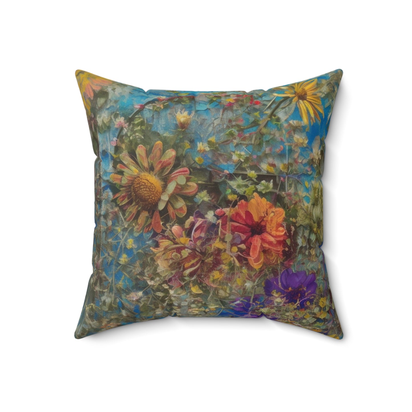 Spun Polyester Square Pillow