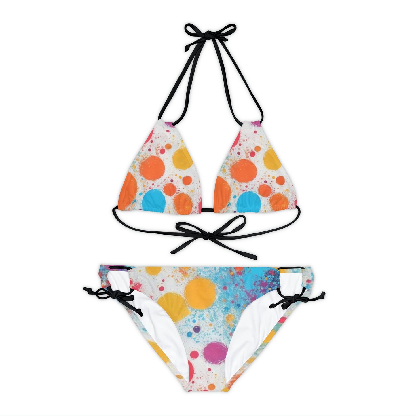 Strappy Bikini Set (AOP)