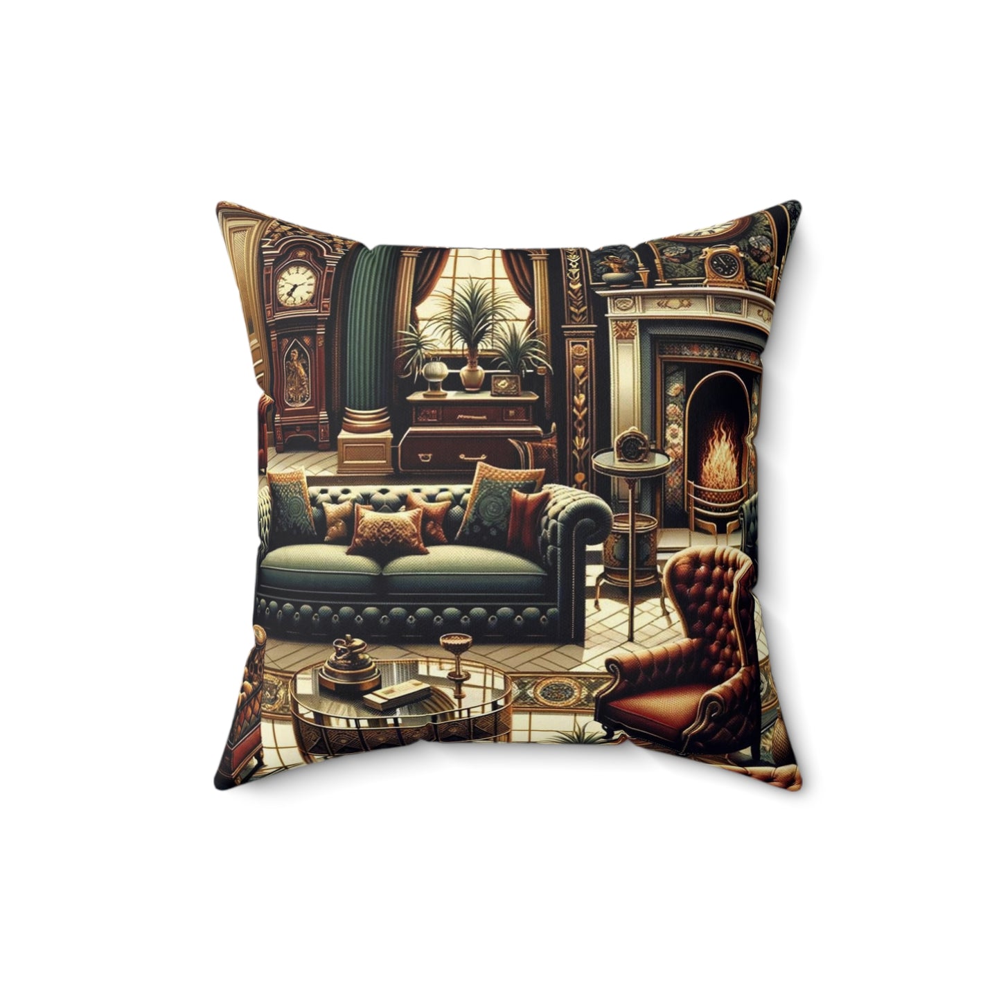 Spun Polyester Square Pillow