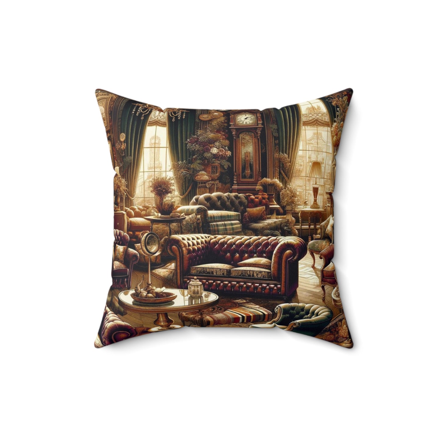 Spun Polyester Square Pillow