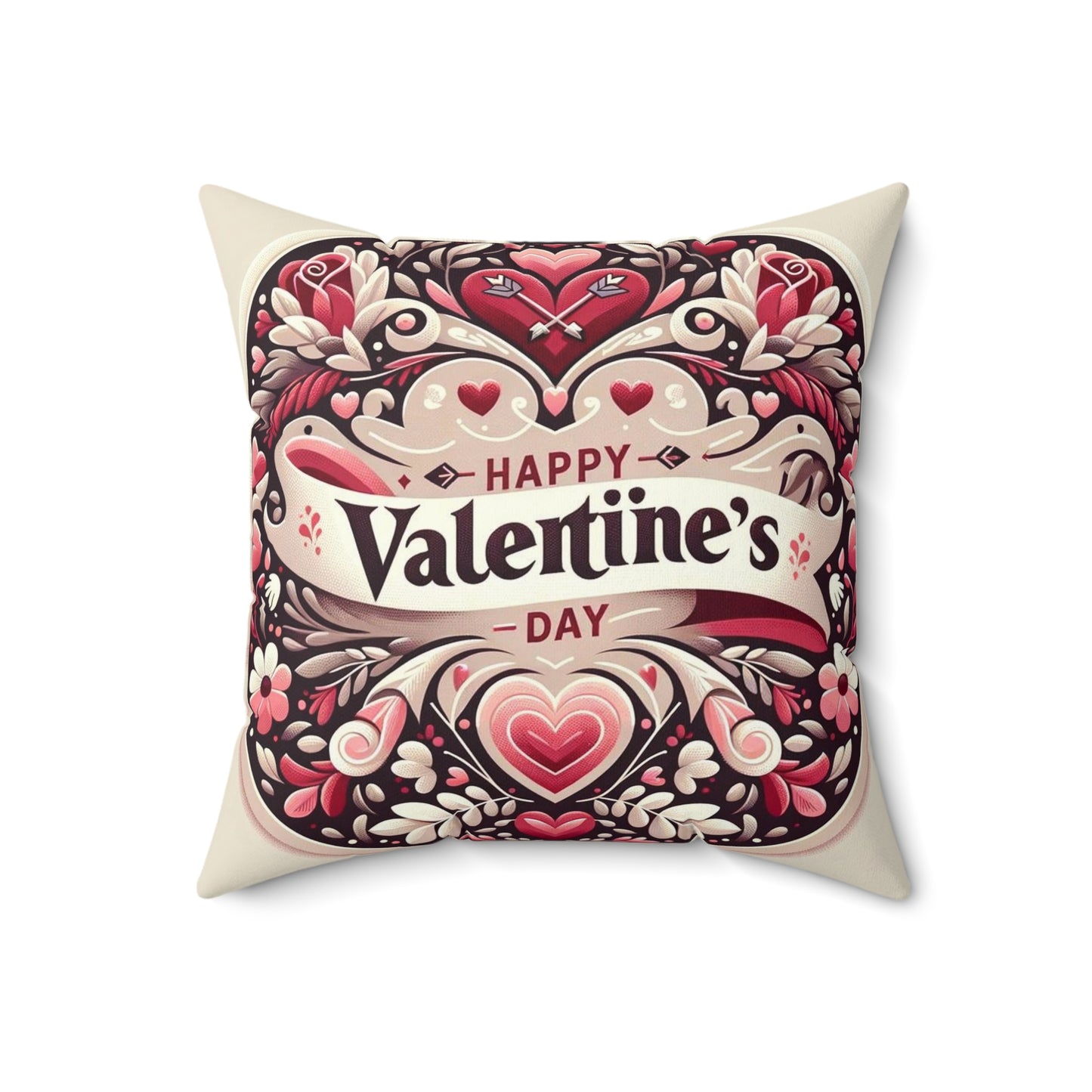 Spun Polyester Square Pillow