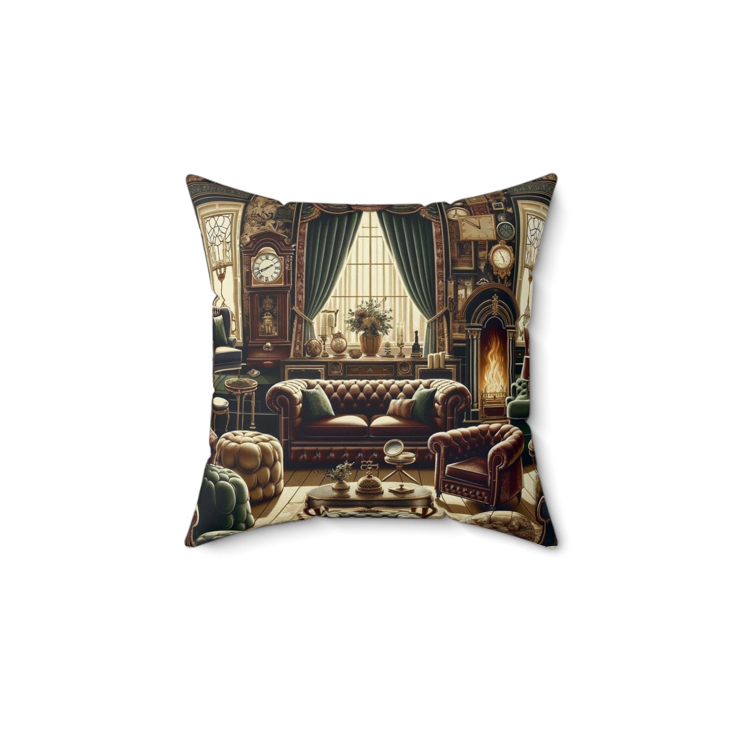 Spun Polyester Square Pillow