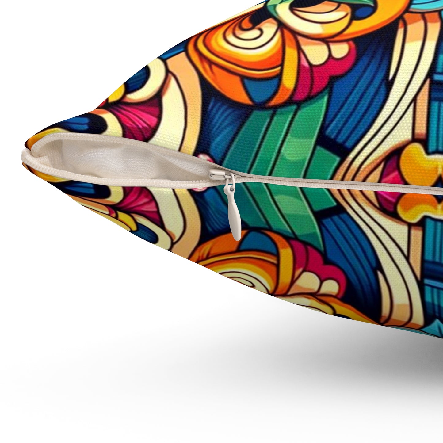 Spun Polyester Square Pillow