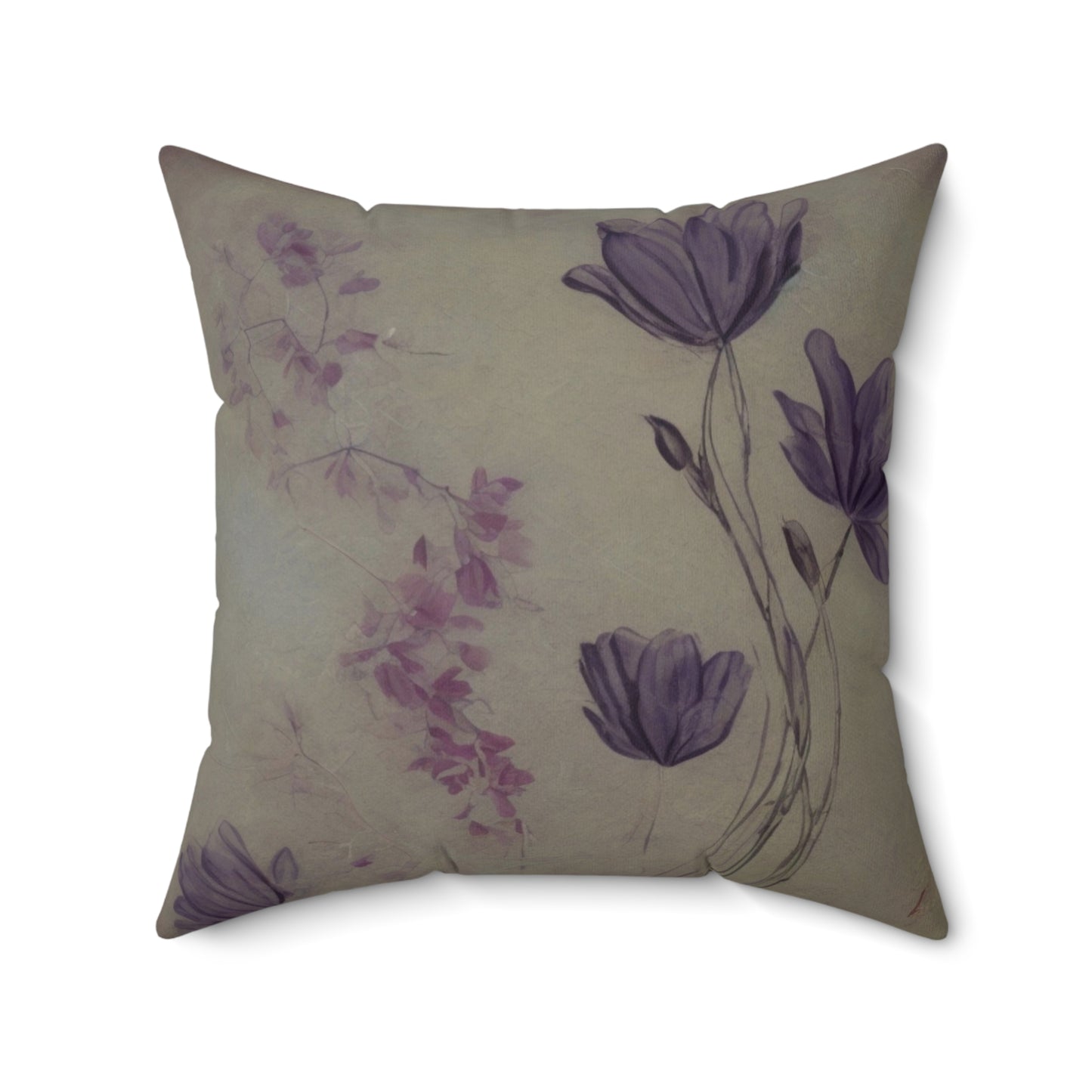 Spun Polyester Square Pillow
