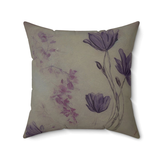 Spun Polyester Square Pillow