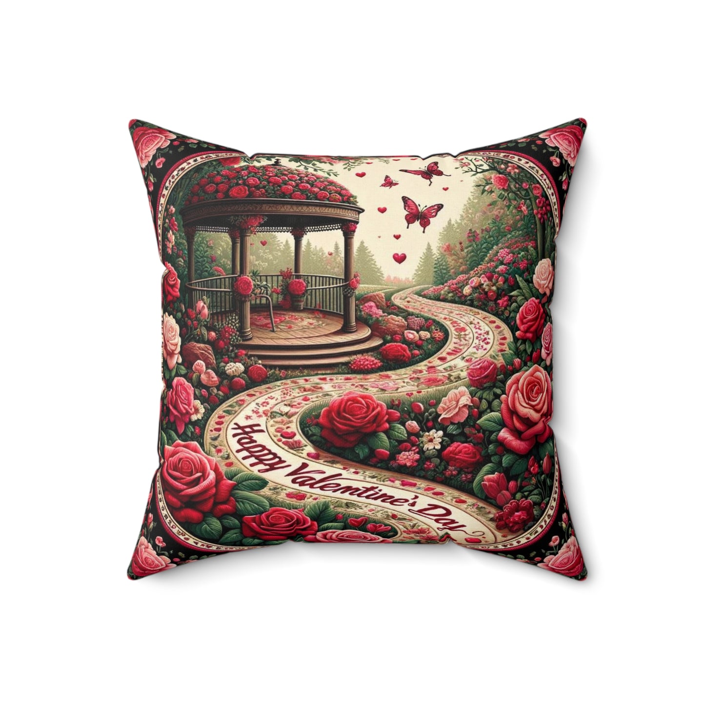 Spun Polyester Square Pillow