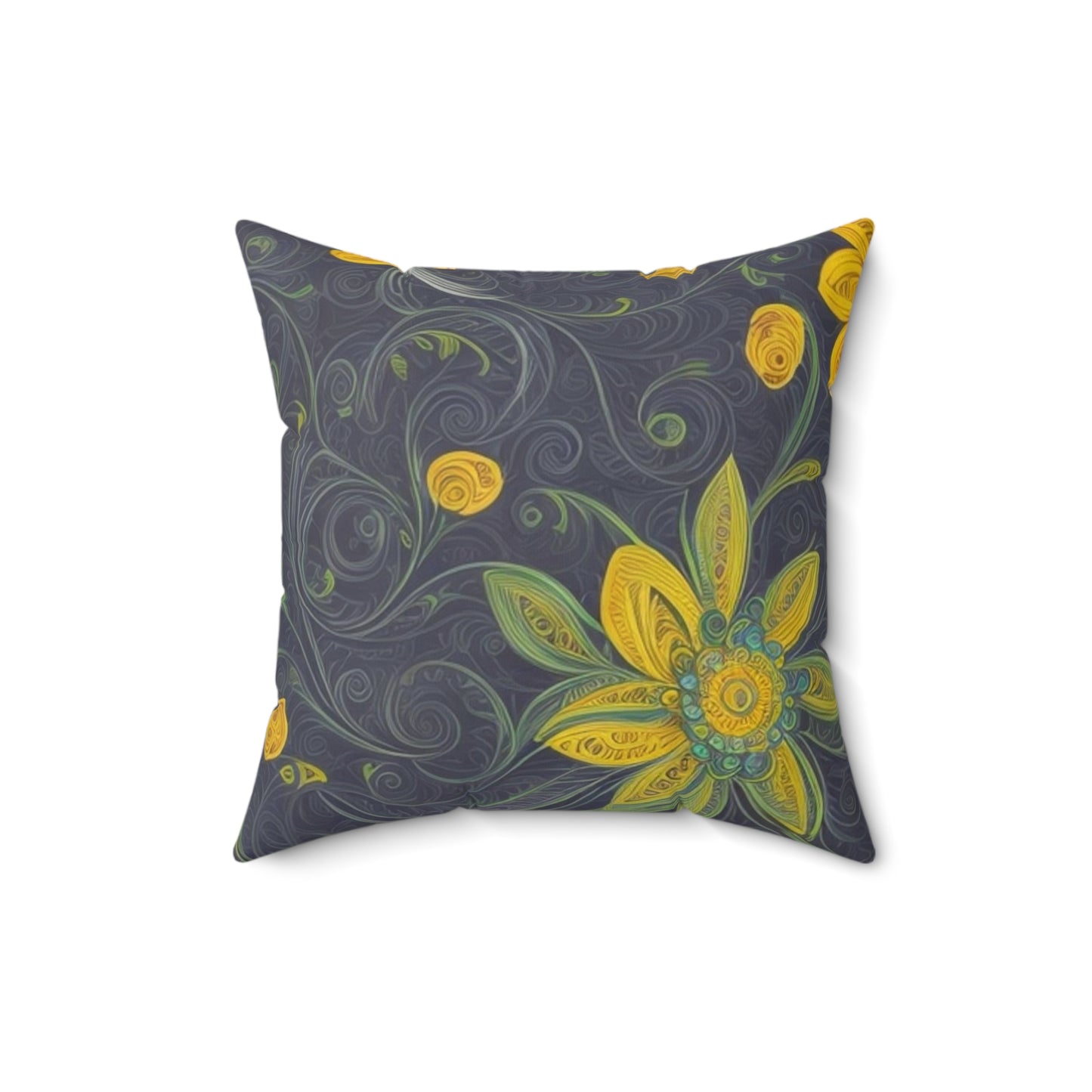 Spun Polyester Square Pillow