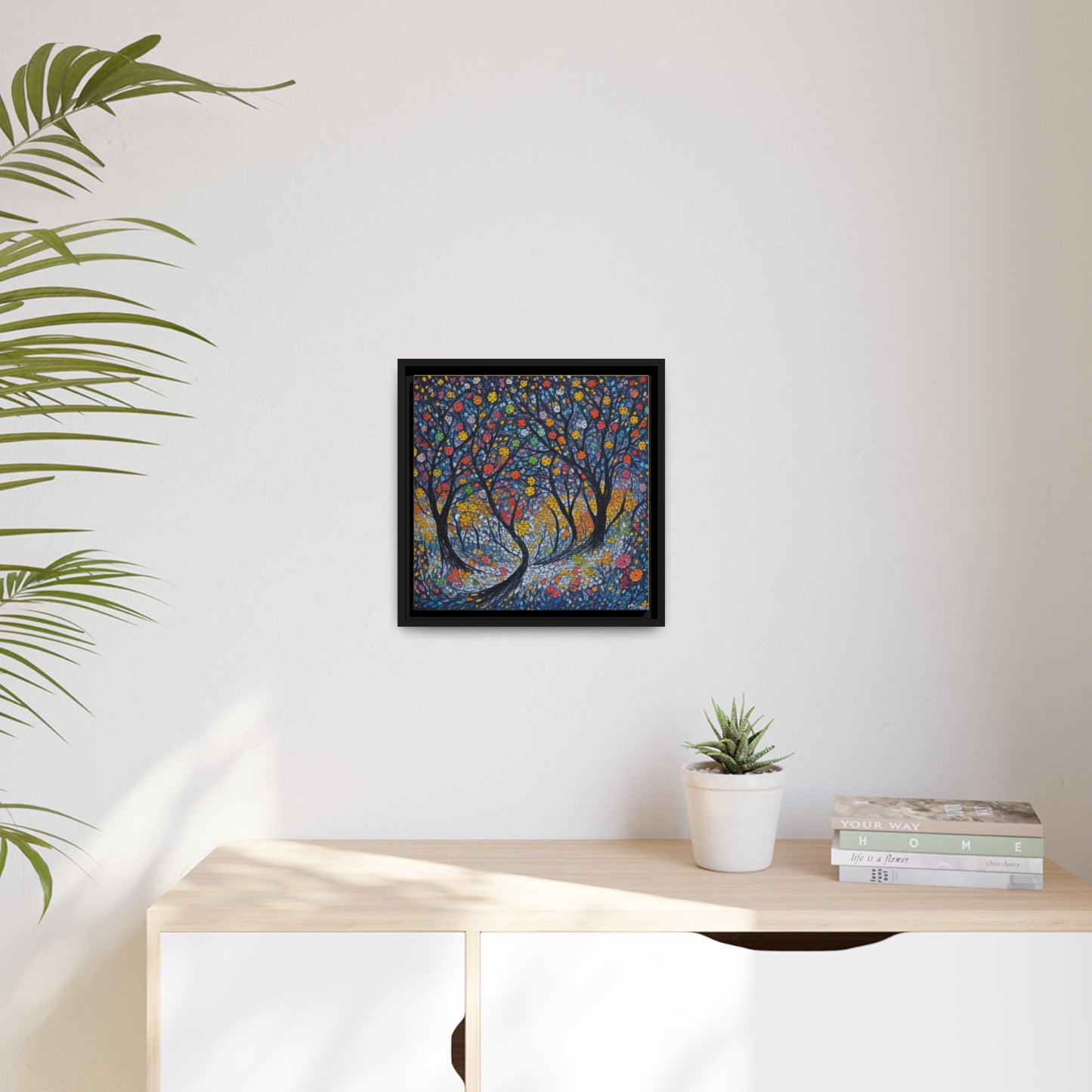 Matte Canvas, Black Frame