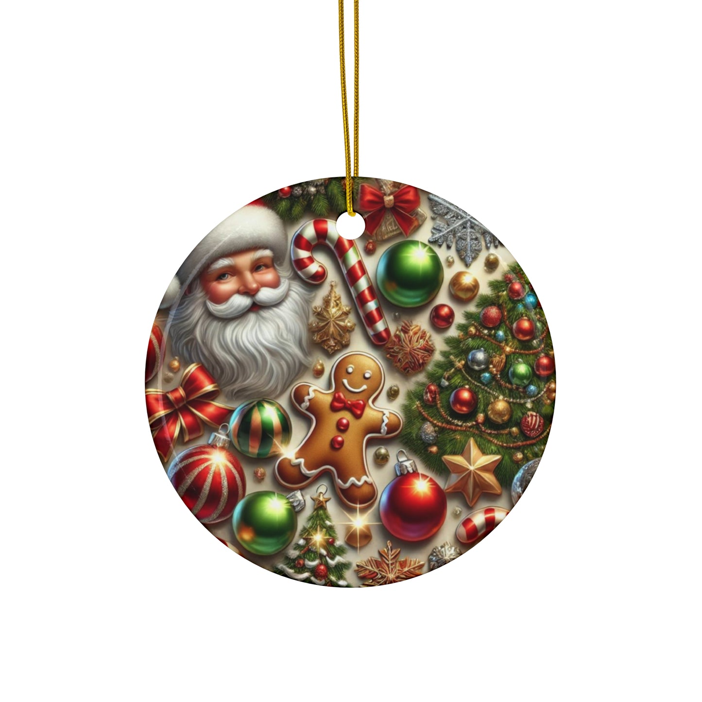 Ceramic Ornament, 4 Shapes