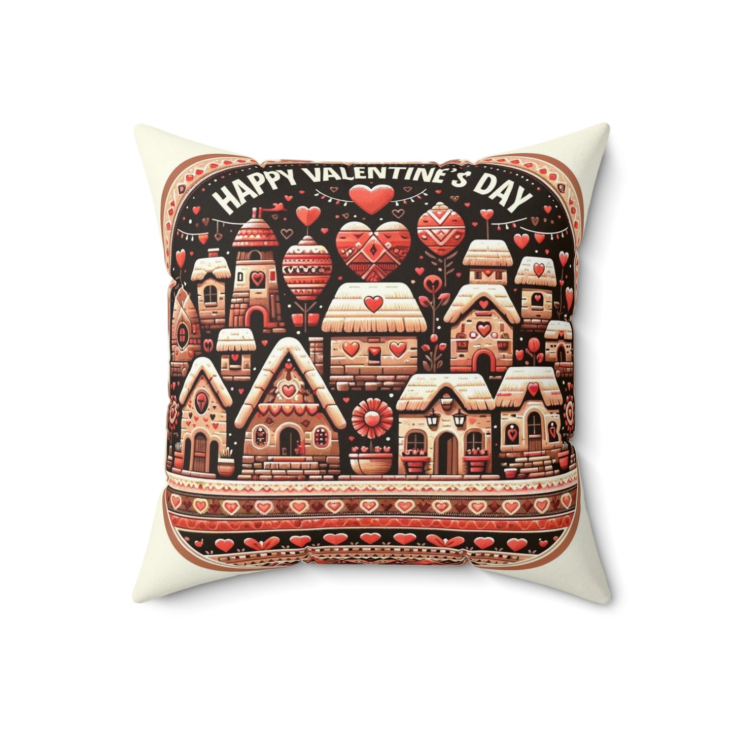 Spun Polyester Square Pillow