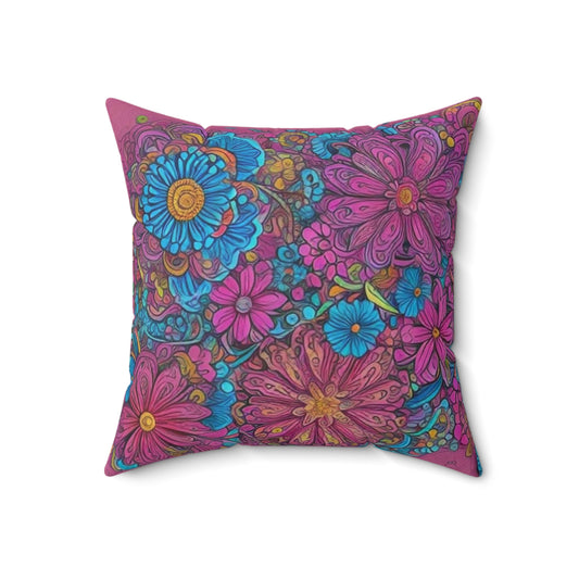 Spun Polyester Square Pillow