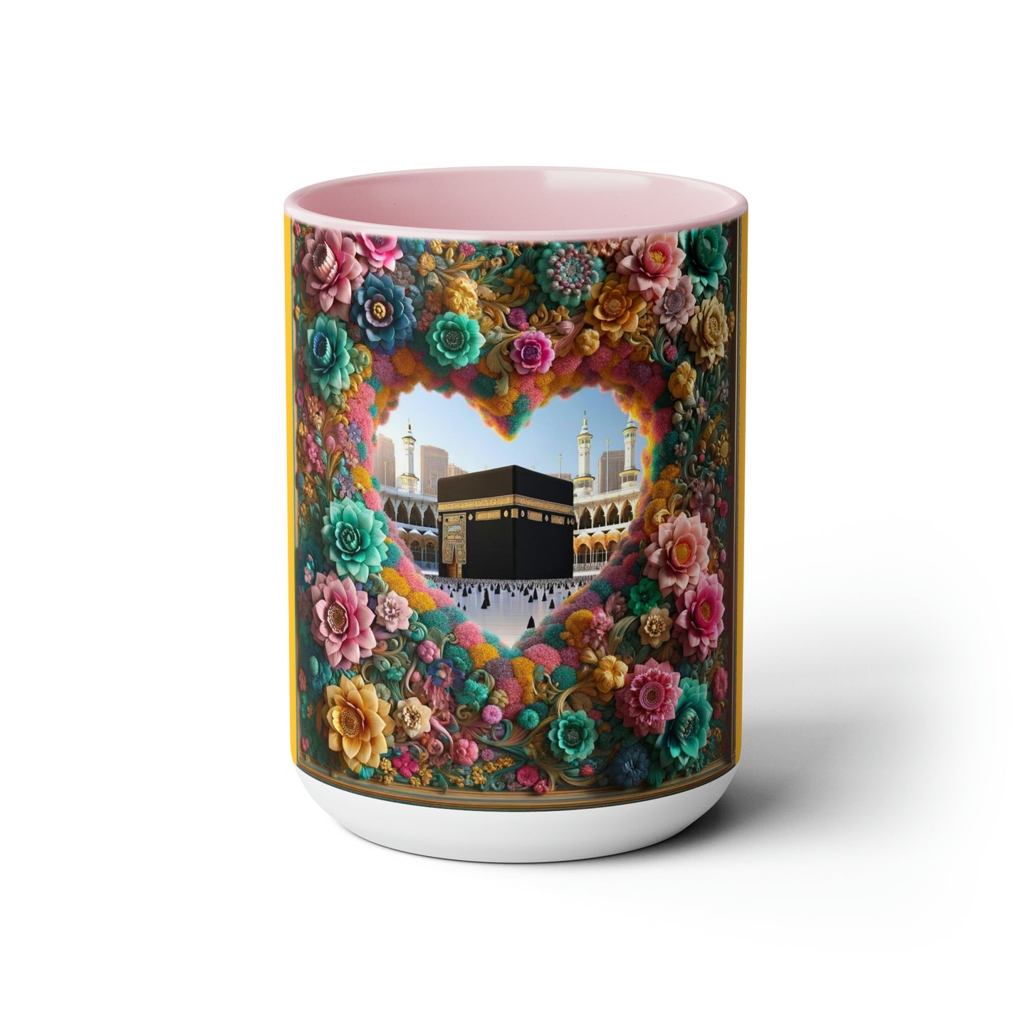 Two-Tone Coffee Mugs, 15oz