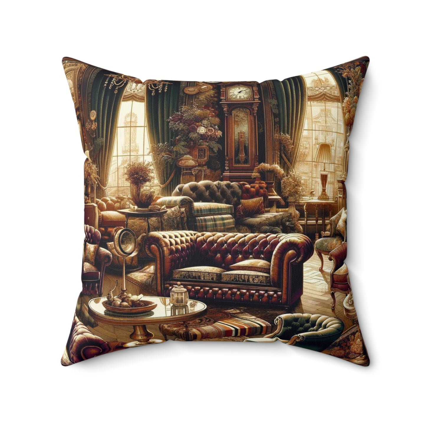 Spun Polyester Square Pillow