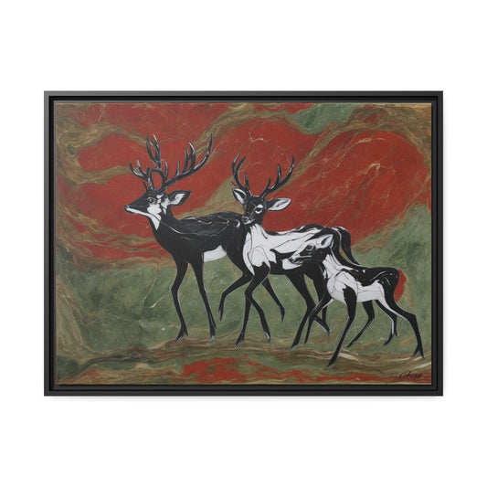 Matte Canvas, Black Frame