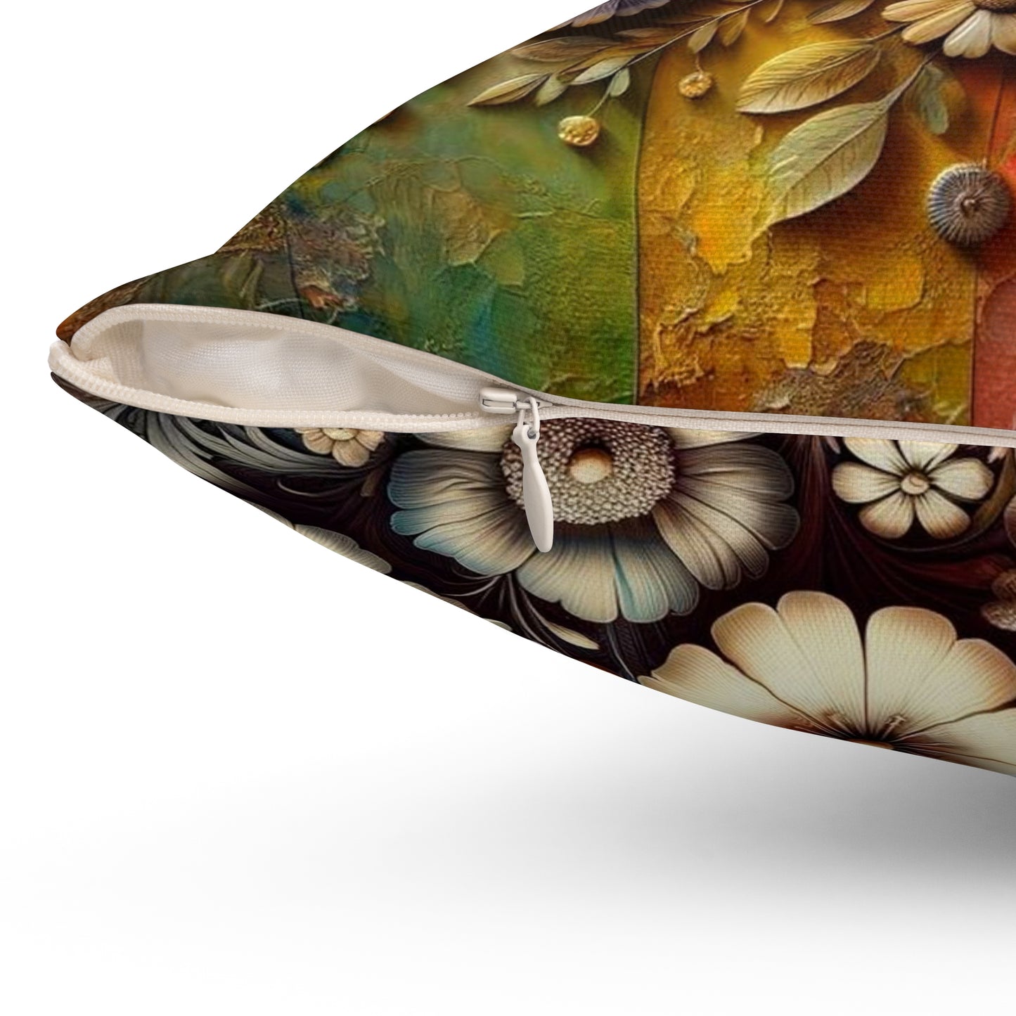 Spun Polyester Square Pillow