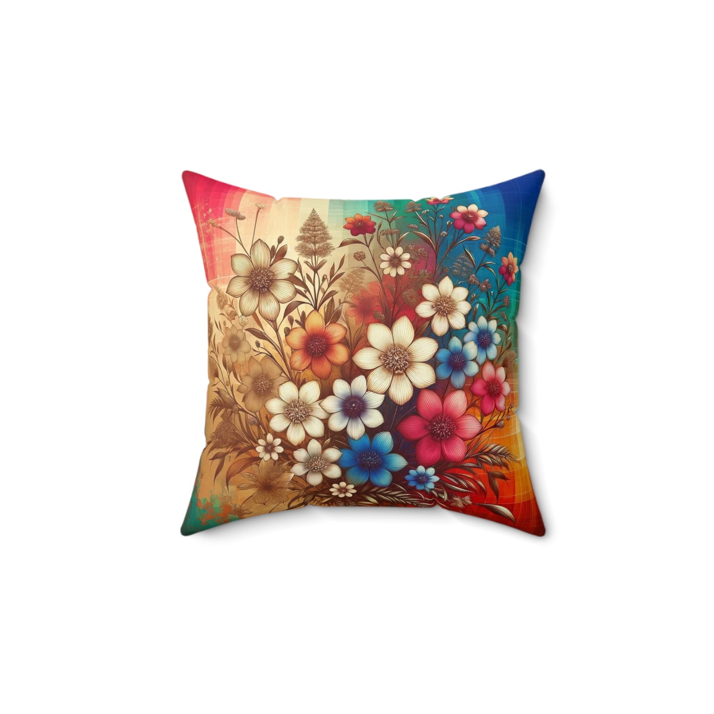 Spun Polyester Square Pillow