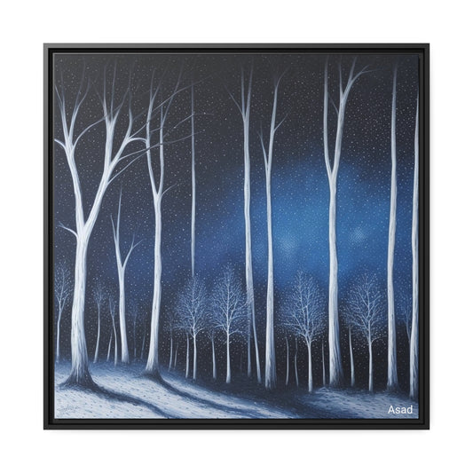 Matte Canvas, Black Frame