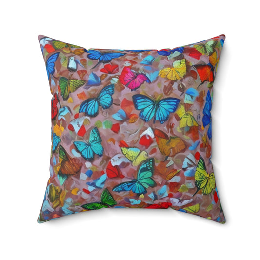 Spun Polyester Square Pillow