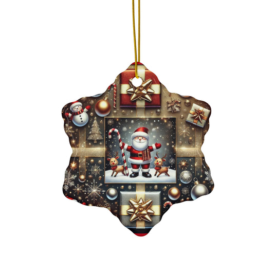 Ceramic Ornament, 4 Shapes