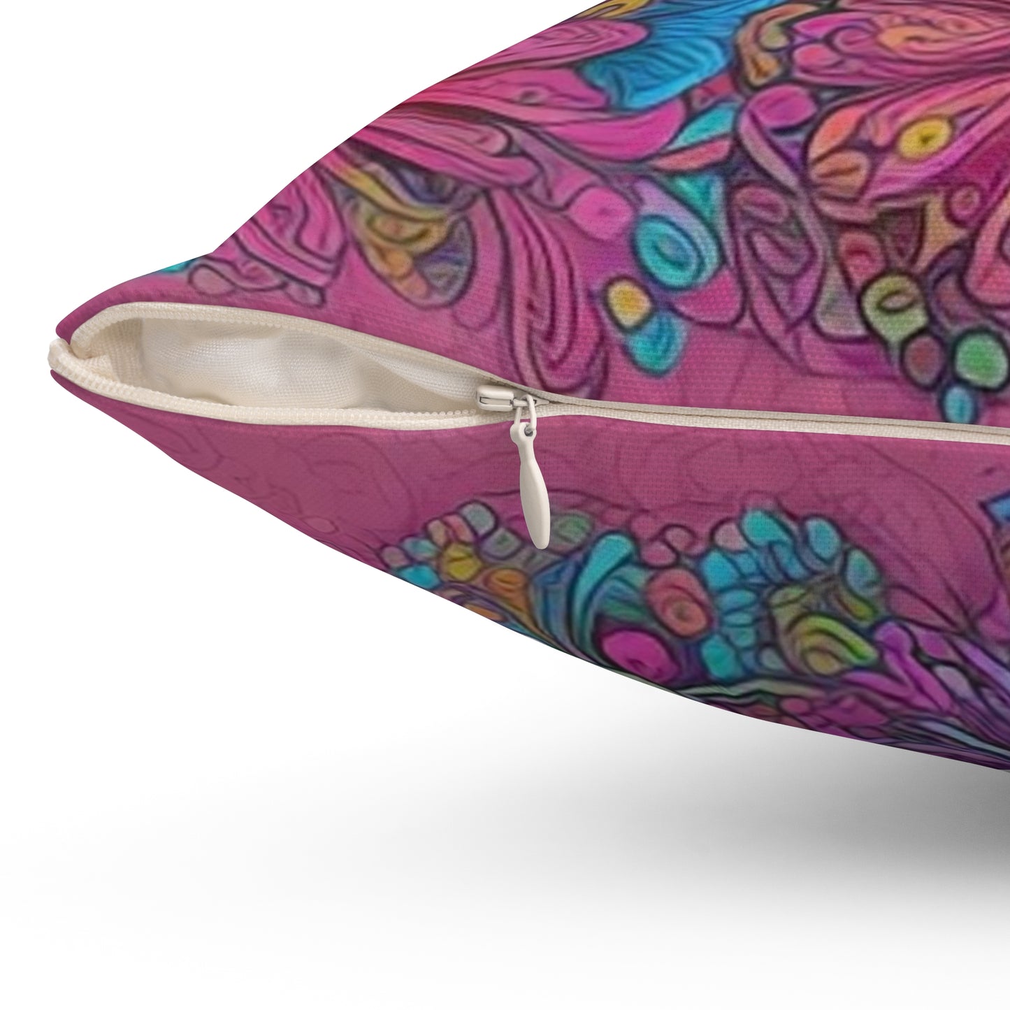 Spun Polyester Square Pillow