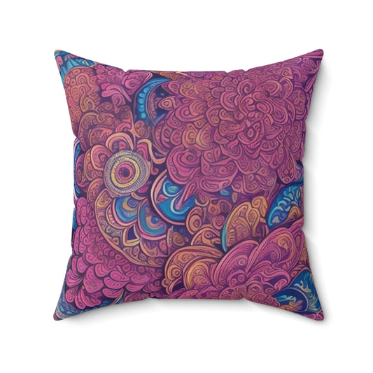 Spun Polyester Square Pillow