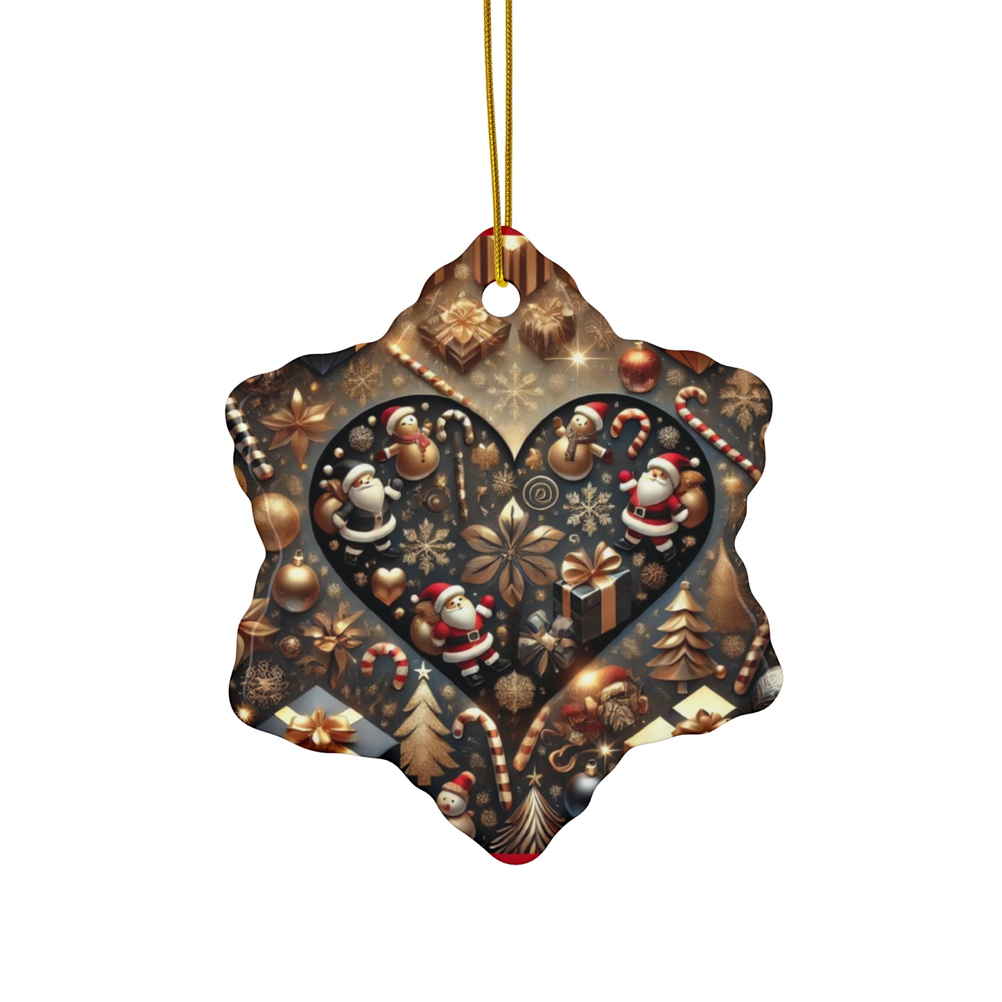 Ceramic Ornament, 4 Shapes
