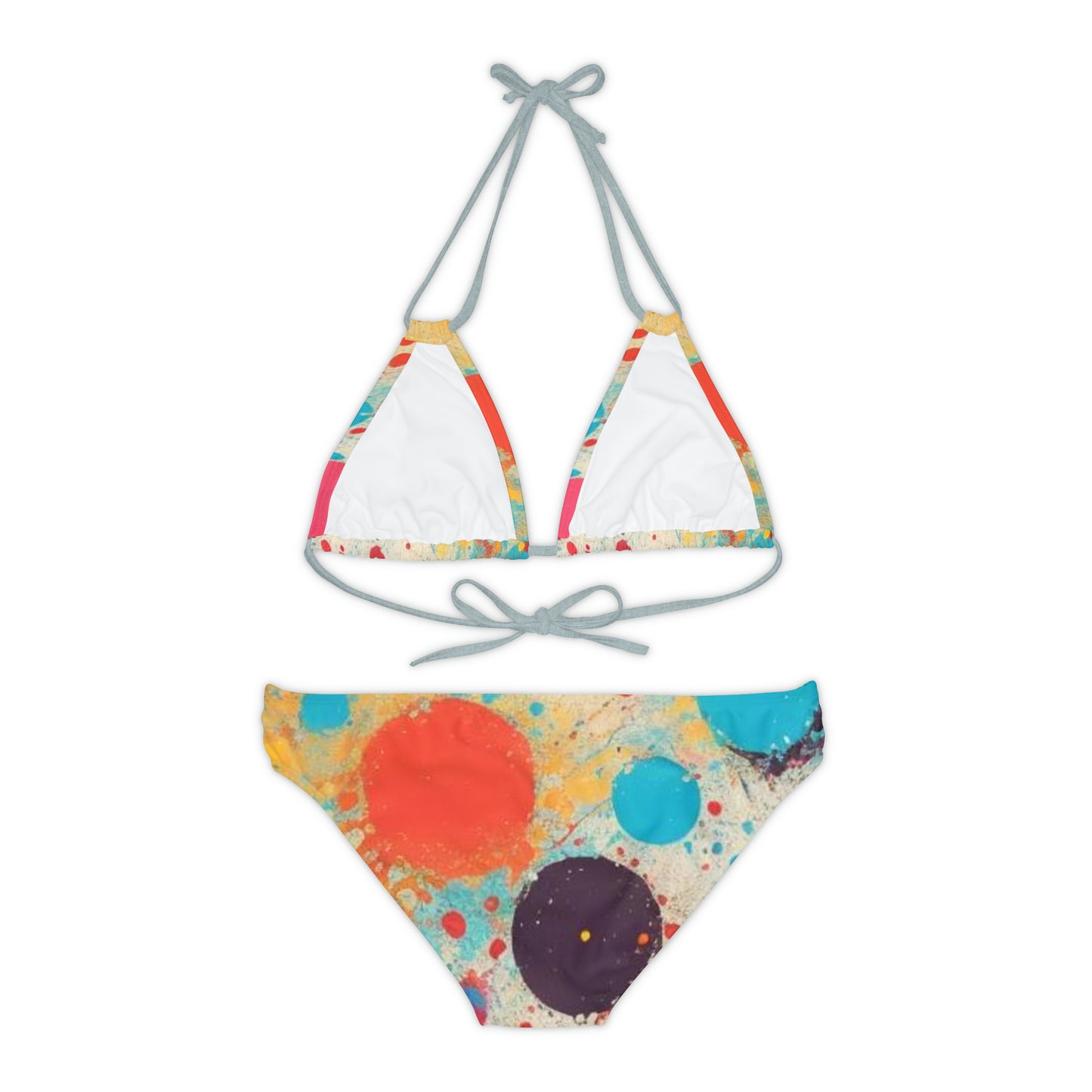 Strappy Bikini Set (AOP)