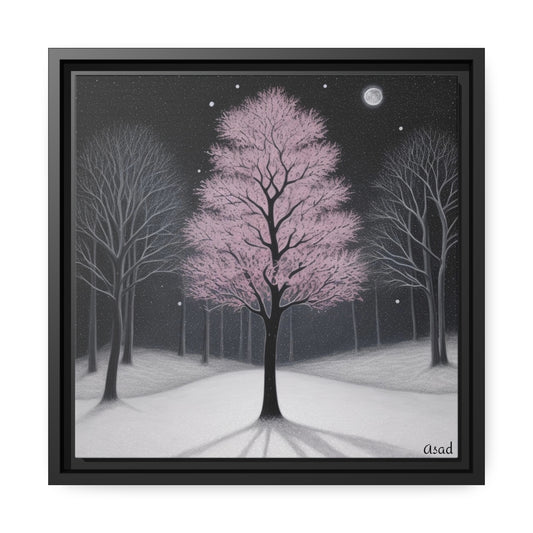 Matte Canvas, Black Frame