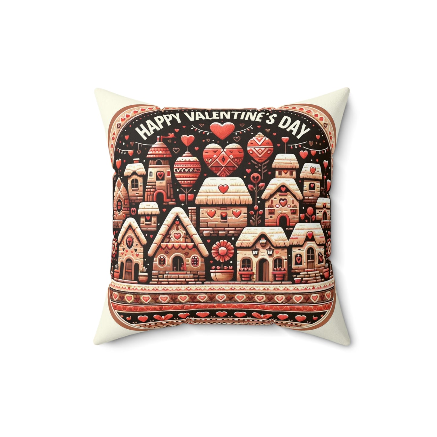 Spun Polyester Square Pillow