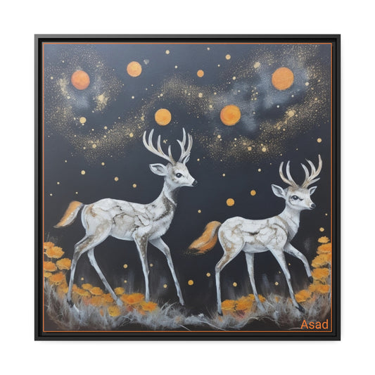 Matte Canvas, Black Frame