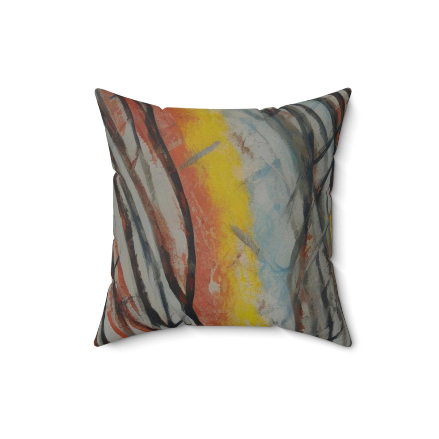Spun Polyester Square Pillow
